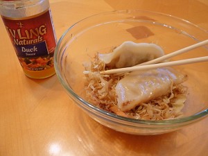 Inside-Out Spring Roll with Duck Sauce