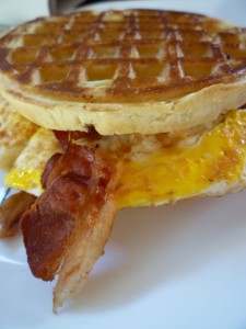 Breakfast Waffle Sandwich