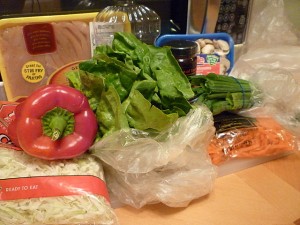 Moo Shu Chicken Lettuce Wraps ingredients