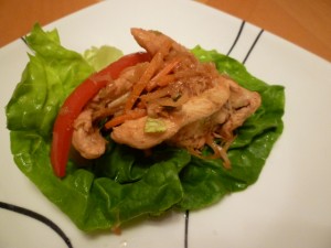 Moo Shu Chicken Lettuce Wrap