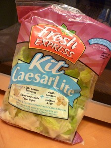 Recommended Easy Salad as a Side - Fresh Express Salad Kit - Caesar Lite