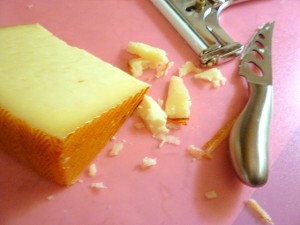 Manchego Cheese and slicing tools