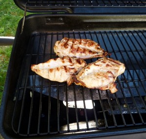 Grillin' 'em up!