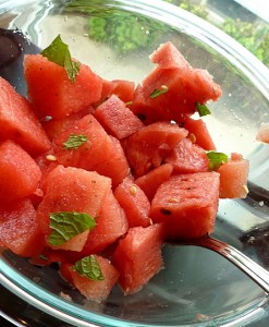 Minted Watermelon Salad