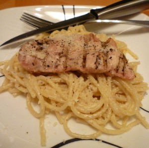 Creamy Pecorino Pasta with chicken