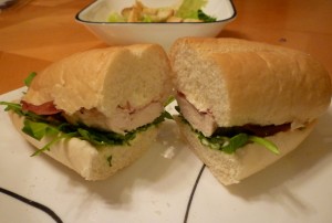 Chicken and Prosciutto Club - 1st attempt