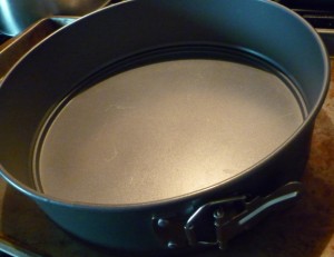 Springform pan ready for some cheesecake!