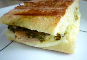 Grilled Pesto Chicken Panini