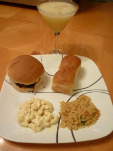 The complete meal.