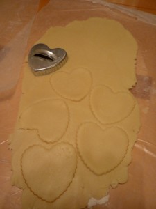 Black and White Hearts Cutouts