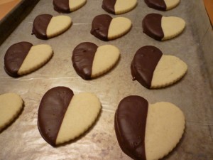 Black and White Hearts