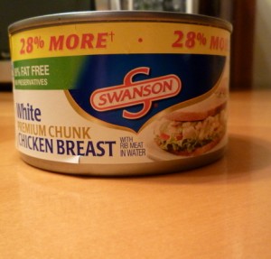 Canned Chicken I used