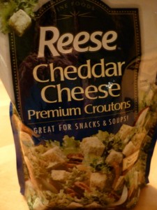 Croutons I used