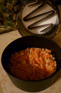 Crushing up some croutons