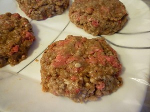 Jerk Burger patties