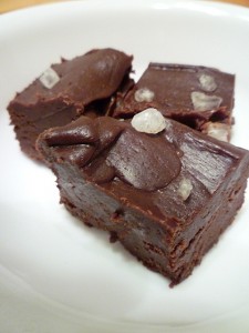 Chocolate Nutella & Sea Salt Fudge