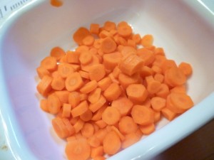 Chopped carrots