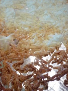 Toasting Coconut