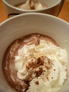 delicious warm hot chocolate