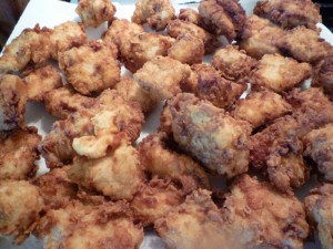 crispy popcorn chicken