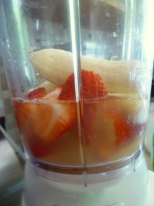 strawberry banana smoothie