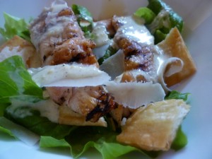 lemon chicken caesar salad